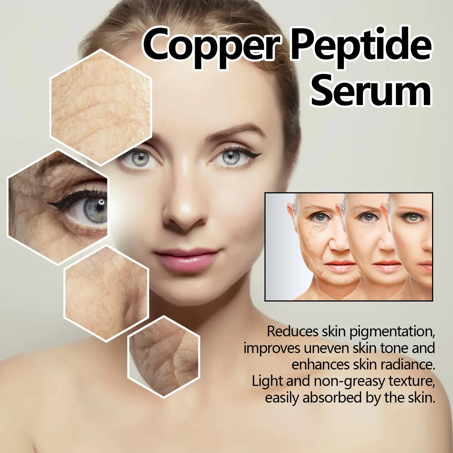Copper Peptide Face Serum 30 ml – Firming & Hydrating